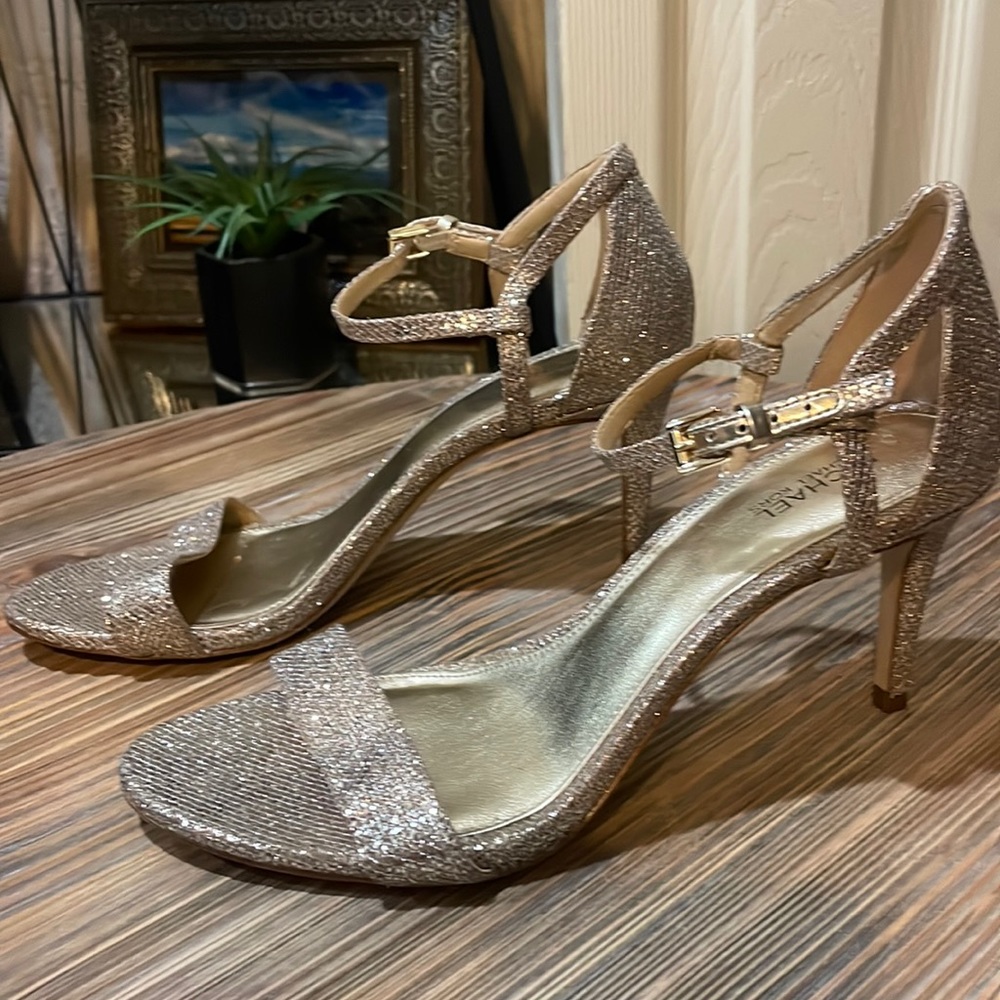 Michael Kors Gold Heels